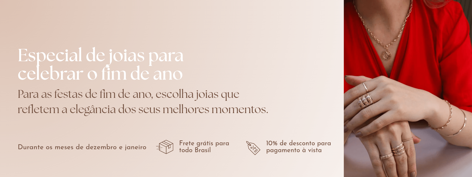 Promoção especial OUROZION - Joias em ouro 10k, 12k e 18k com condições especiais